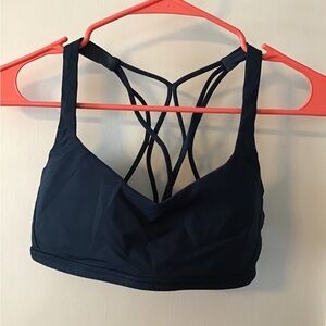 Navy Lululemon Sports bra size 8